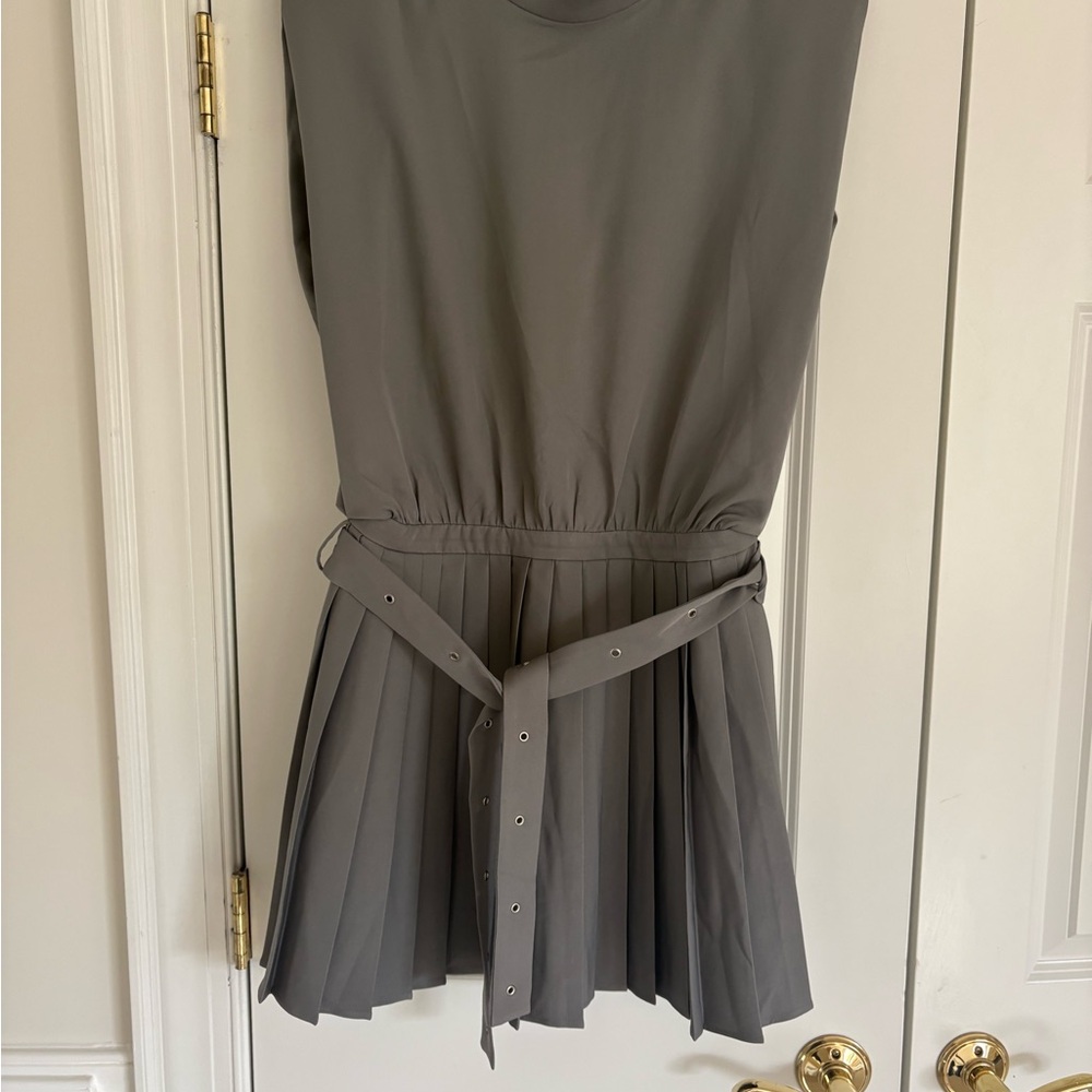 Mare mare pleated belted dress